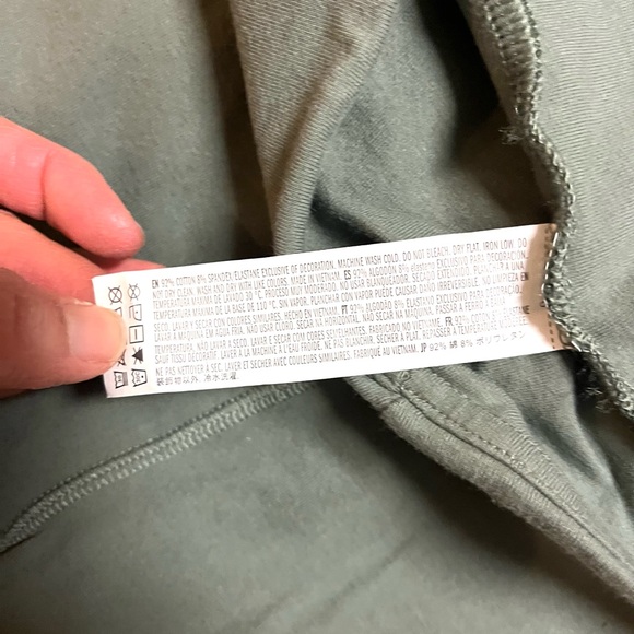 Forever 21 sage green flair activewear leggings size S - Picture 5 of 5